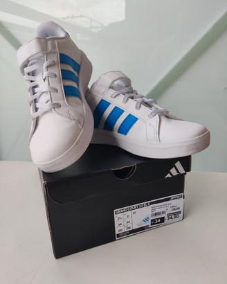 Sneakers bambino Adidas Grand Court Tg. 34