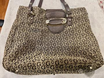 Borsa guess beige e marrone
