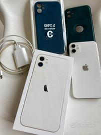 iPhone 11 bianco 128gb pari al nuovo