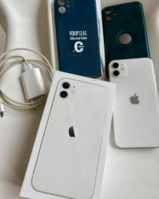 iPhone 11 bianco 128gb pari al nuovo