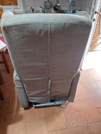 poltrona Relax a due motori con trolley per sposta