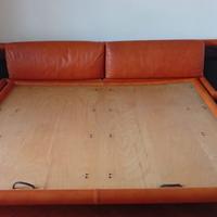 Letto cuoio morna molteni