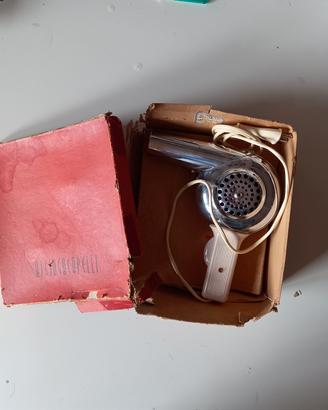 asciugacapelli vintage Record con scatola original