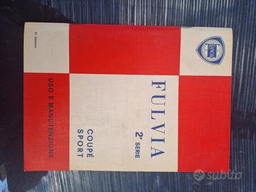 libretto uso e man.per Lancia Fulvia 2 serie 