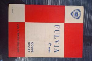 libretto uso e man.per Lancia Fulvia 2 serie 