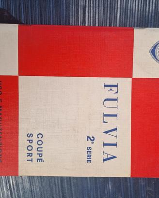 libretto uso e man.per Lancia Fulvia 2 serie 