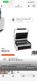 Piastra professionale per panini HORECATECK