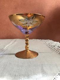Murano antica tradizione veneziana .Coppa decorata