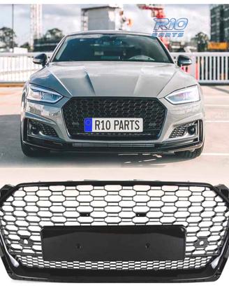 GRIGLIA AUDI A5 16-19 LOOK RS5 QUATTRO NERO LUCIDO