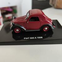modellino fiat 500 a