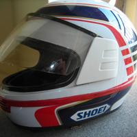 Casco shoei vintage anni 80 motociclismo d'epoca