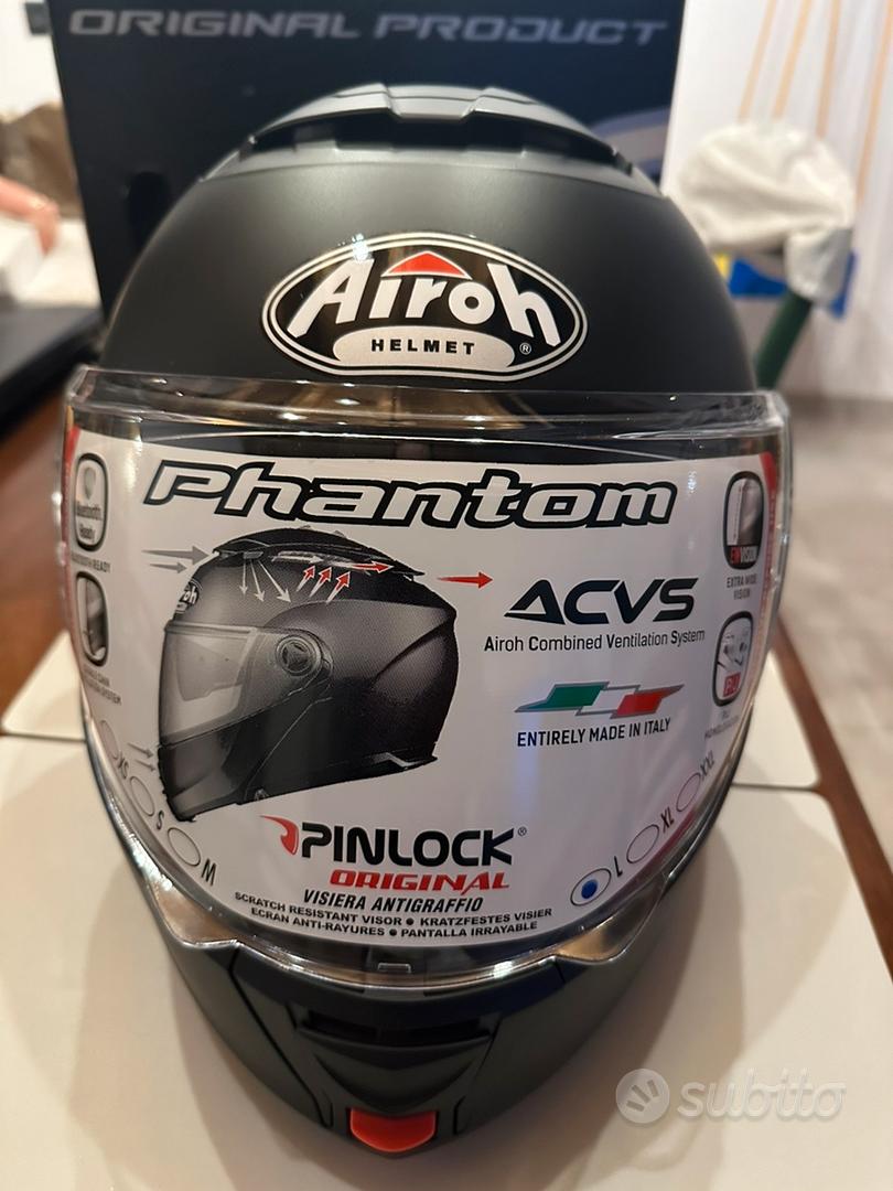 Casco AIROH PHANTOM-S COLOR WHITE GLOSS