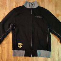 Lamborghini felpa senza cappuccio nera XXL bambino