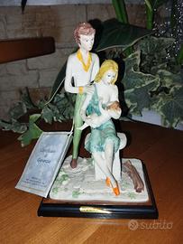 statua porcellana capodimonte la maternità