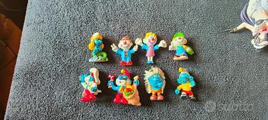 Puffi Smurf peyo clown mego figures giochi vintage