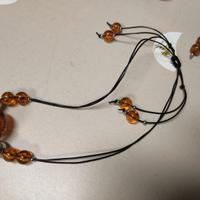 COLLANA ''AVATAR'' di ambra