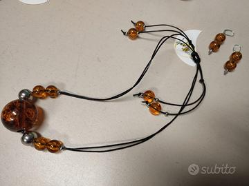 COLLANA ''AVATAR'' di ambra