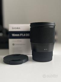 SIGMA 16mm f/1.4 SONY