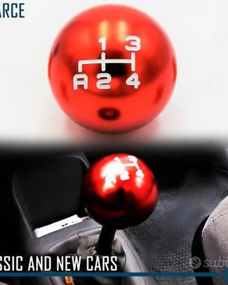 POMELLO Cambio ROSSO 4 MARCE PORSCHE 912 Acciaio