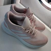 Adidas sportivo Scarpe Donna rosa e bianco 40
