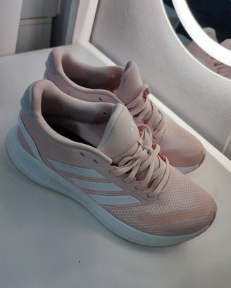 Adidas sportivo Scarpe Donna rosa e bianco 40
