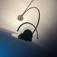 Lampada colori vetro e nero