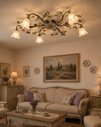 Plafoniera 100 × 50 cm – 6 punti luce 