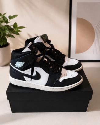 Jordan 1 mid – Navy blue/White – Originali