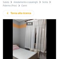 Stanzetta con letto una piazza e mezza