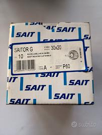 Lotto 80 ruote Abrasive SAITOR G Gambo 6mm