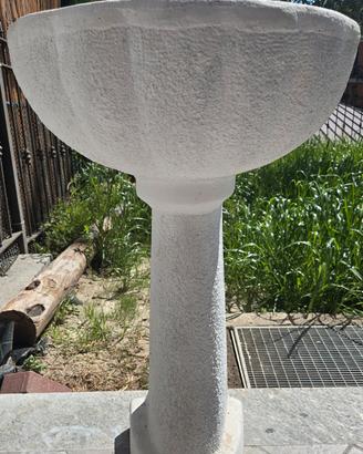 NUOVO Lavandino/fontana in pietra bianco