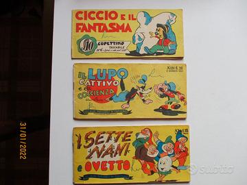 Walt Disney e Lupettino - strisce originali