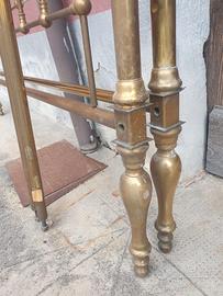 Letto in ottone antico a due piazze