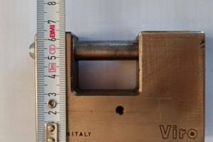 Lucchetto corazzato ideale per moto