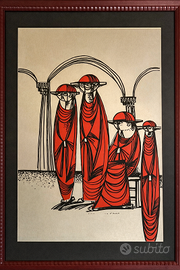 Vittorio M. Di Carlo-serigrafia "I giudici rossi”