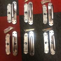 6 Maniglie acciaio satinato nuove per finestre