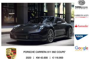 PORSCHE 911 Coupè 992 3.0 Carrera Coupé