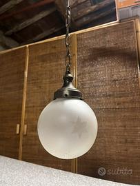 Lampadario a sospensione vintage stile Liberty