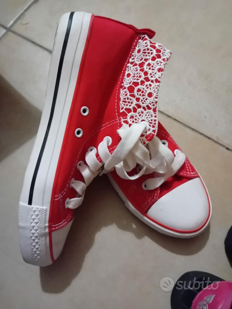 Converse shop bianche rovinate