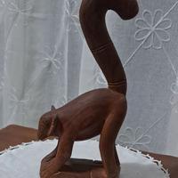 Lemure in palissandro del Madagascar + omaggio