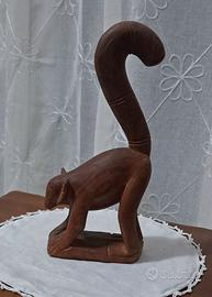 Lemure in palissandro del Madagascar + omaggio