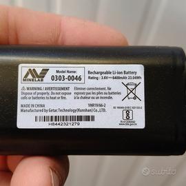 batteria originale per Minelab equinox 900/7000