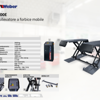 Ponte sollevatore forbice mobile 1mt. 220v. 3.0Ton
