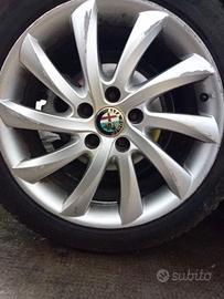 Cerchi, senza ruote, modello turbina per Alfa