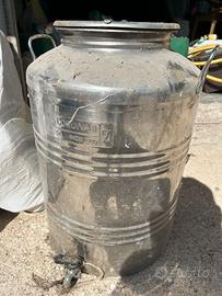 Contenitore inox 50 L con rubinetto