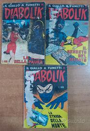 Diabolik n.51-52-117 (ristampe)