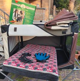 trasportino + materasso + descrizione