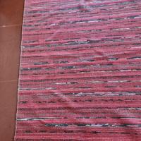 tappeto / pezzotto valtellinese rosso