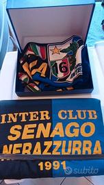 Set cuscino da stadio e sciarpa dell’Inter FC