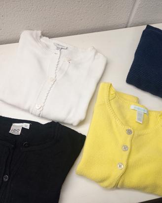 set lotto cardigan bambina 